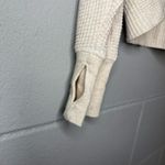 Aerie OFFLINE by Wow! Waffle Knit Long Sleeve T-Shirt in Cream Women’s Size XS Photo 3