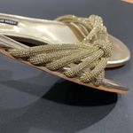 Nine West  Women's Luxury5 Sandal, Gold Size 9.5 Photo 6