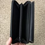 wilson's leather  Smooth Black Full Zip Wallet with Contrasting Stitching Photo 9