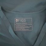 FIGS Technical Collection Teal Blue Scrub Set Top Pants Women's M/L Photo 1