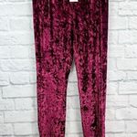 Emma & Sam NWT LF  Crushed Velvet Sweatpants XS Photo 2