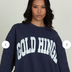 Gold Hinge  Navy Sweatshirt Photo 0
