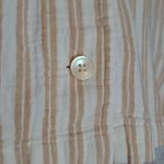 Madewell  LIGHTESTSPUN OVERSIZED PAJAMA TOP IN STRIPE PLAY EARTHEN SAND MEDIUM Photo 5