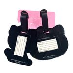 Hello Kitty NWT 2 PCS  SANRIO RUBBER SCHOOL ID BACKPACK LUGGAGE BAG TAGS SET Photo 2