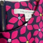 Diane Von Furstenberg  DVF Floral Capreena Mini Shift Dress Size 4 Photo 5