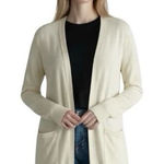 Ralph Lauren Lauren  Cotton Modal long Cardigan Size XL Minimalist Casual Chic Photo 0