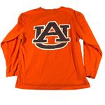 Jansport Vtg Auburn Tigers  Medium Orange Long Sleeve Tee Front Back Graphic Photo 7