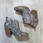 Universal Threads NWOT Gray Python Snakeskin Boots Photo 7