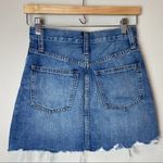 Madewell Rigid Denim A-Line Mini Skirt in Hughes Wash Size 24 Photo 5