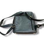 Faux Leather Backpack Black Small Size Adjustable Straps Zip Pocket Casual Photo 4