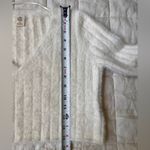 Urban Outfitters NWOT Cropped Ribbed Fuzzy Cream Sweater - Small Photo 2