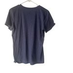 Life is Good  Women's Medium V Neck Blue Unplug Snow Mountains Outdoor T Shirt‎ Photo 5