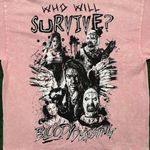 Bloody Disgusting x Terrifier Pink Mineral Wash Oversized T-Shirt Size Large Photo 1