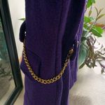 Carson Kressley Perfect Purple Wool Coat Size M Photo 3