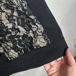 Windsor  Black Long Sleeve Floral Lace Cocktail Mini Dress Size  S Photo 4
