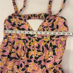 Moon River NWT Pink & Yellow Floral Boho Chic Maxi Dress Size Large Photo 10