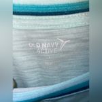 Old Navy Large Baby blue green  active tank with blue and white logo #activewear Photo 3