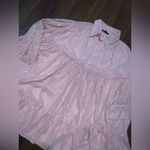 Sister Jane Solar Sands
Shirtdress pink nwot Pearl button sequin mini $138 xs Photo 5