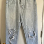 Brandy Melville  Light Blue Streetwear, Boho Boyfriend Jeans Photo 0