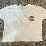 O'Neill  Cream Crop Top with Colorful Logo Photo 0