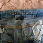 American Eagle size 2 next level stretch, bluish lighter blue color worn a few Photo 3