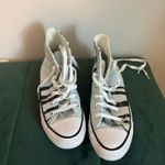 GOAT high top zebra converse Blue Size 7 Photo 1