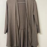 Style & Co  Brown Open Front Cardigan Photo 2