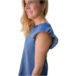 Loft  Denim Dress with Colorful Tassels Photo 3