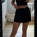 Princess Polly Old School Love Lace Trimming Satin Crop Top - Black Photo 0