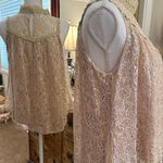 Q&A Elegant Lace Blouse Pearl/Tan Photo 3