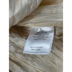 NBD  Womens Cream Crinkle Wrap Tie Waist Long Sleeve Blouse Top Size S Photo 8