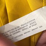 ZARA  Long Sleeve V Neck Blouse Golden Mustard Small Photo 2