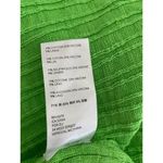 Free People  FP Beach M Green One Shoulder Top Ribbed Mary Cotton Linen Blend EUC Photo 9