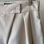 Nasty Gal  Beige Tailored Jogger Pants | High Waist | Elastic Hem Photo 5