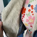 Mossimo Supply Co Fur Lined Moto Denim Jacket Photo 1