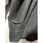 Banana Republic Knit Blazer Cardigan Dark Gray Pockets Women's Petite Small Photo 4