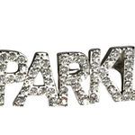 SPARKLE Brooch Pave Rhinestone Sparkly Clear Silver Tone 3.5" X 1" Long Photo 11