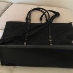 Faux Suede Tote Black Photo 2