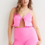 H&M Tie Front Crop Top Photo 0