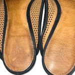 Frye Black Gwen Perforated Suede Flat Mules Slides Slip On Shoes size 6.5 Photo 6