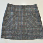 Mango Plaid Mini Skirt Size Medium Photo 0