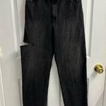Hollister  Ultra High Rise Dad Jeans 27 Black NWT Women’s 5R Side Slit Photo 0