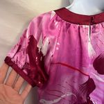 Vertigo Paris  Y2K Satin Babydoll Mini Dress XS Fairy Grunge Abstract Retro Bow Photo 6