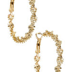 Revolve Amber Sceats Textured Hoop Earrings Photo 0