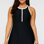 Sage Collective Active Dress Pickleball Tennis Black and White Sleeveless size S Photo 0