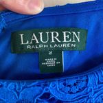 Ralph Lauren Blue Dress 3/4 Sleeve Lace Brand New with Tags NWT Womens Size 2 Photo 4