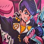 Anime Pink and Blue‎ Hoodie Blue Size XL Photo 1