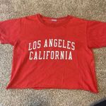 Brandy Melville Los Angeles Crop Tee Photo 0