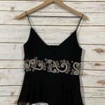 Night Way Collections Embellished Cami Top - Black - Large Photo 13