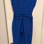 International concepts INC Cobalt Blue Double Breasted Military Jumpsuit Size 2P Photo 5